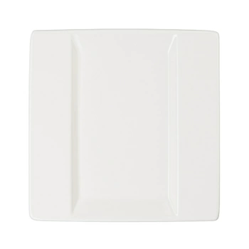 Блюдо квадр. «Фрейм»; фарфор; L=20.5,B=20.5см; белый