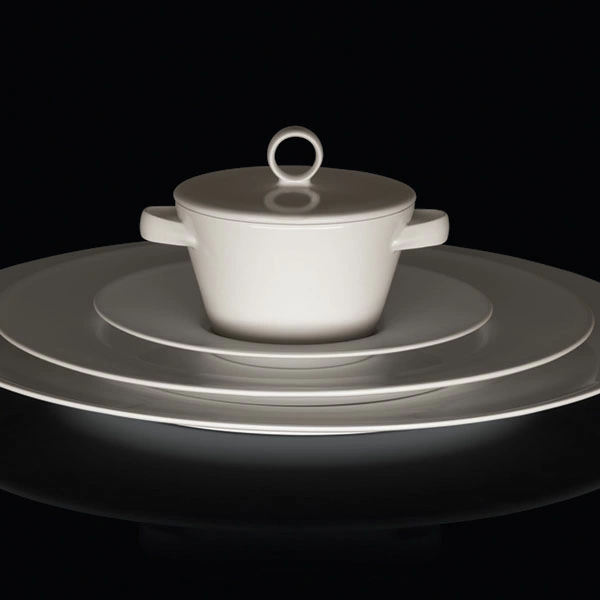 Бульон.чашка «Пьюрити»; фарфор; 270мл; белый