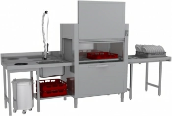 Фото Туннельная посудомоечная машина APACH ARC100 (T101) доз+рекуп л/п Туннельная посудомоечная машина APACH ARC100 (T101) доз+рекуп л/п