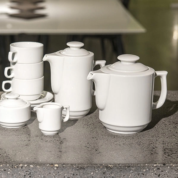 Чашка чайная «Прага»; фарфор; 330мл; D=10,H=6,L=12см; белый