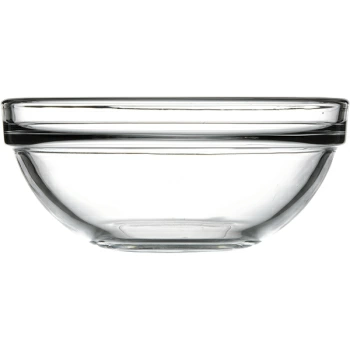 Салатник «Шеф»; стекло; 348мл; D=12,H=5.2см; прозр.
