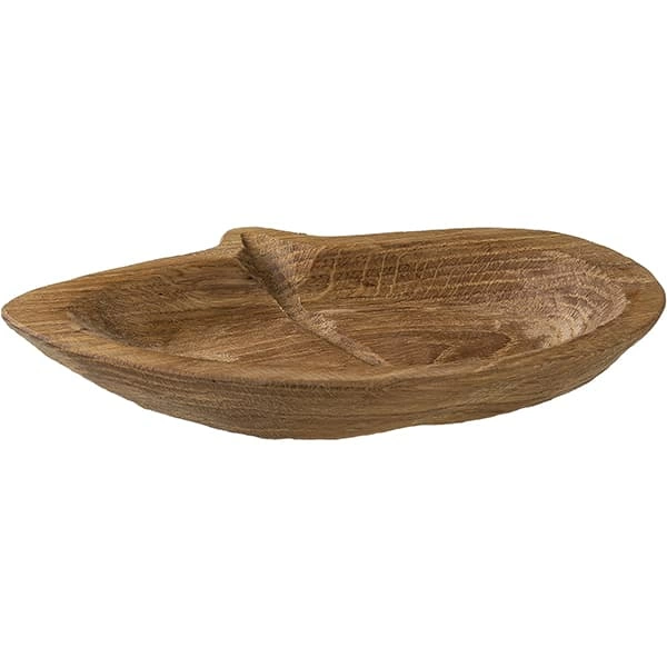 Блюдо «Липа» светлый дуб; H=30,L=185,B=165мм