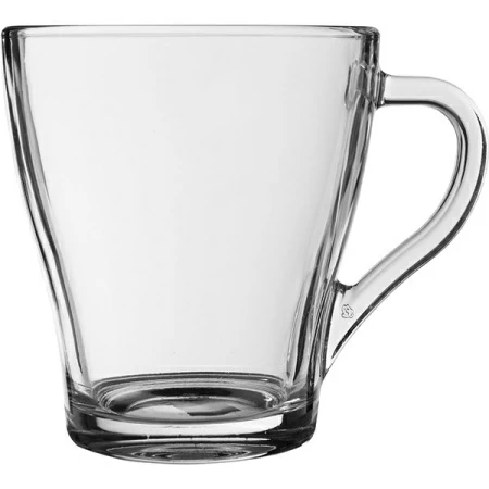 Чашка чайная «Грация»; стекло; 250мл; D=8.4,H=9.5см; прозр.