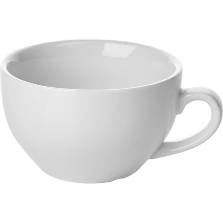 Чашка чайная «Алберго»; фарфор; 320мл; D=11,H=13.5,B=6.5см; белый