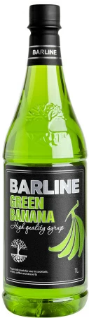 Сироп Barline Банан Зеленый 1 л ПЭТ