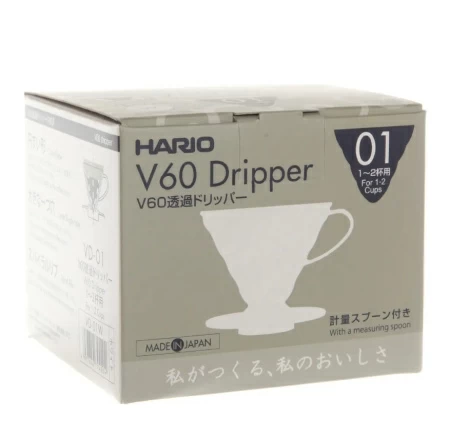 Воронка Hario VD-01W пластик, белый
