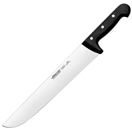 Нож для мяса «Универсал»; сталь нерж.,полиоксиметилен; L=4.3/30,B=5.2см; черный,металлич.