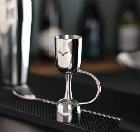 Джиггер AnyBar Handle 25/50 мл серебро