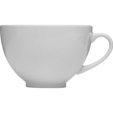 Чашка чайная «Монако Вайт»; фарфор; 355мл; D=10,H=7.5,L=13см; белый