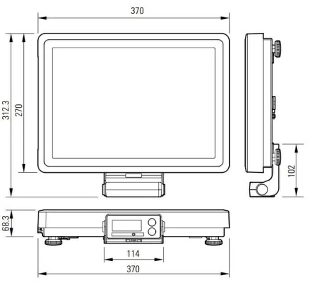 Весы порционные Cas PDC-06-S