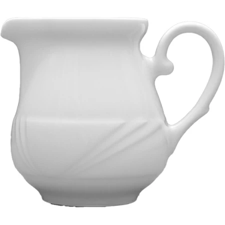 Молочник «Аркадия»; фарфор; 300мл; D=6.5,H=10,L=12.5,B=9см; белый