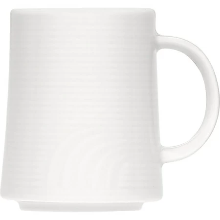 Кружка «Карат»; фарфор; 280мл; D=8,H=8,L=29,B=20.5см; белый