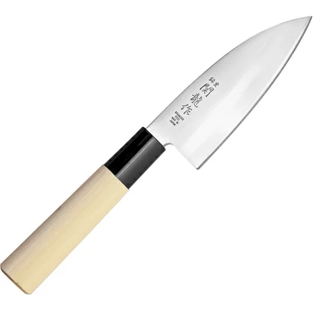 Нож кухонный «Киото» односторонняя заточк; сталь нерж.,дерево; L=21.5/10.5,B=3.7см