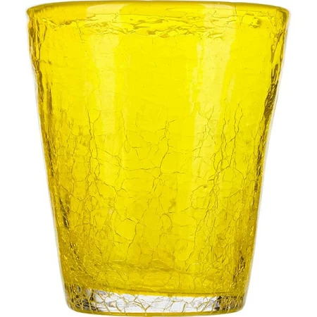 Стакан «Колорс»; стекло; 310мл; D=9,H=10см; желт.