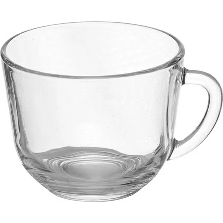 Чашка чайная «Гламур»; стекло; 200мл; D=8.9,H=6.9см; прозр.