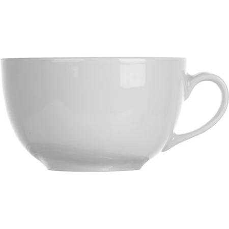 Чашка чайная «Дорота»; фарфор; 430мл; D=11.3,H=6.8,L=14см; белый