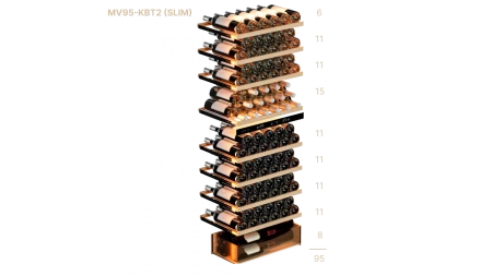 Винный шкаф Meyvel MV95-KBT2 (Slim)