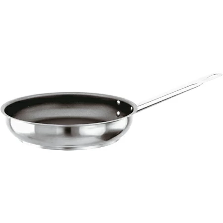 Сковорода (индукция); сталь,тефлон; D=32,H=7,L=63см; черный,металлич.