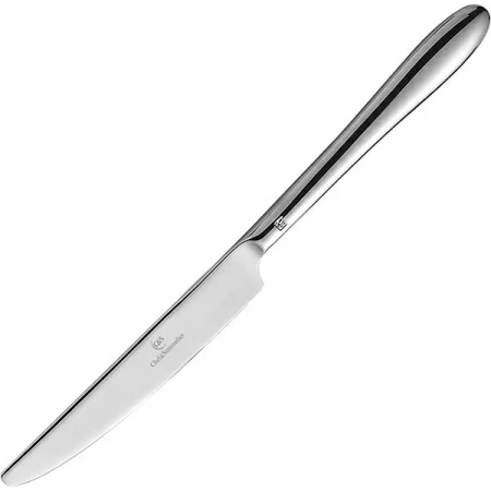 Нож десертный с ручкой моноблок «Лаццо»; сталь нерж.; L=210/110,B=10мм; металлич.