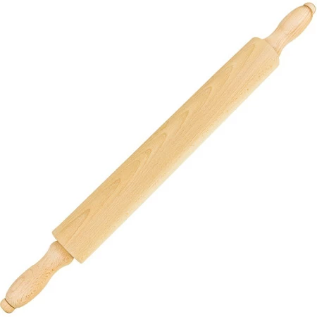 Скалка с вращ.ручкой; бук; D=6,L=47/27см; древесн.