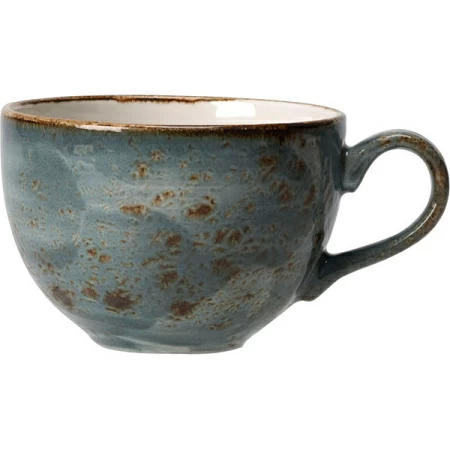 Чашка чайная «Крафт»; фарфор; 450мл; D=12,H=8,L=15см; синий