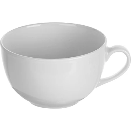 Чашка чайная «Дорота»; фарфор; 430мл; D=11.3,H=6.8,L=14см; белый