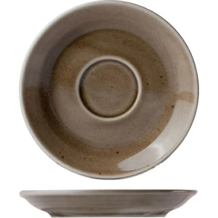 Блюдце «Кантри Стайл»; фарфор; D=12,H=1.5см; зелен.