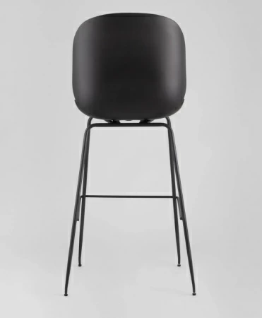 Стул барный Beetle PU со спинкой коричневый
