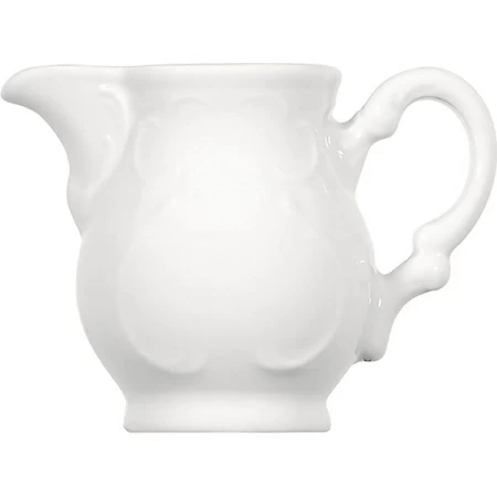 Молочник «Моцарт»; фарфор; 300мл; D=6.3,H=11,L=12.5см; белый