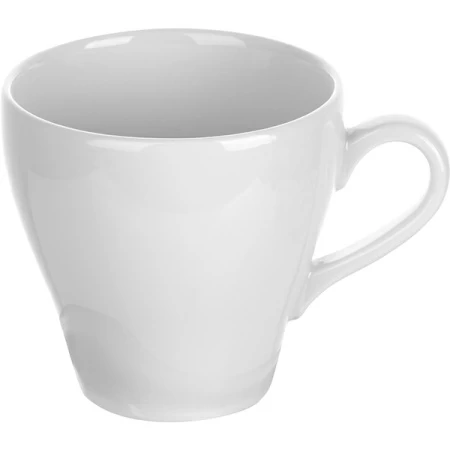 Чашка чайная «Паула»; фарфор; 280мл; D=9,H=9,L=12см; белый