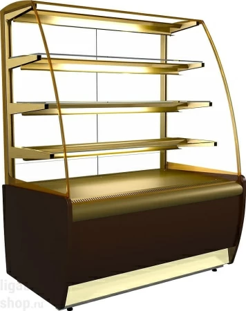 Витрина кондитерская Carboma Polus K70 VM 1,3-1 (ВХСв - 1,3д)