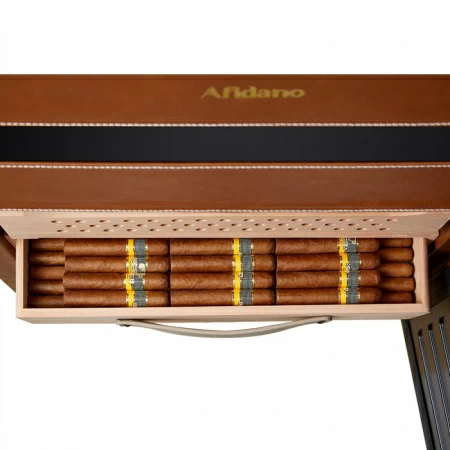Хьюмидор для сигар Afidano L6 (Коньячная кожа)