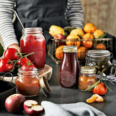 Банка для сыпуч. продук. «Фидо»; стекло; 1.5л; D=9.5,H=21.5см; прозр.