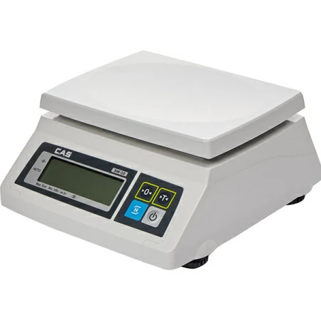 Весы электр. SW-10 10кг  с адаптер. дискретность 5г.; пластик,металл; H=13.7,L=28.7,B=26см; 10вт; бе