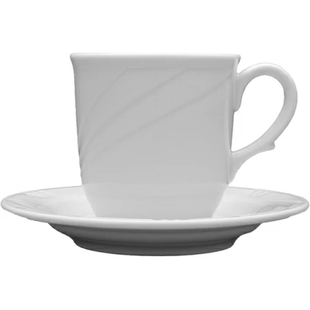 Чашка чайная «Аркадия»; фарфор; 210мл; D=7.5,H=8.5,B=11см; белый