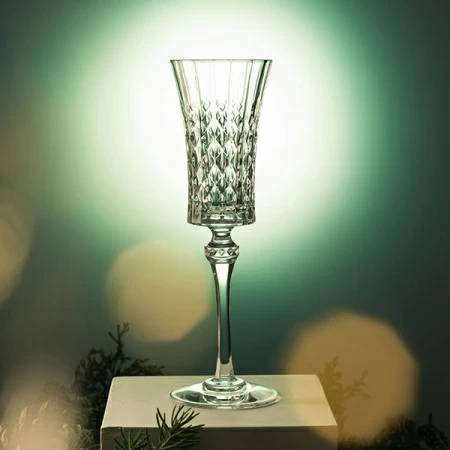 Бокал-флюте «Леди Даймонд»; хр.стекло; 150мл; D=67,H=230мм; прозр.