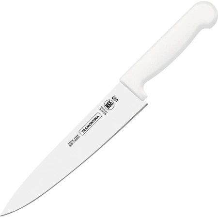 Нож для мяса; сталь нерж.,пластик; L=15см; металлич.,белый