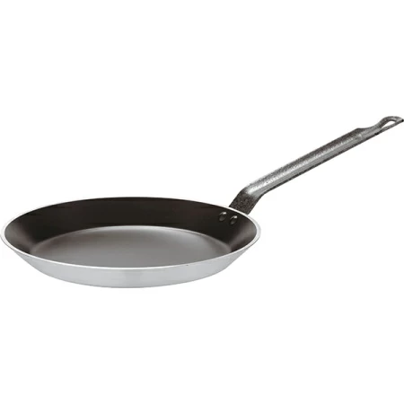 Сковорода для блинов; алюмин.,тефлон; D=22,H=2,L=42.5см; черный,серебрян.