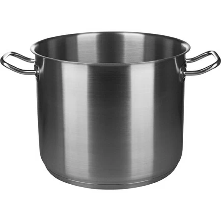 Кастрюля б/крышки; сталь нерж.; 13.5л; D=28,H=22см; металлич.