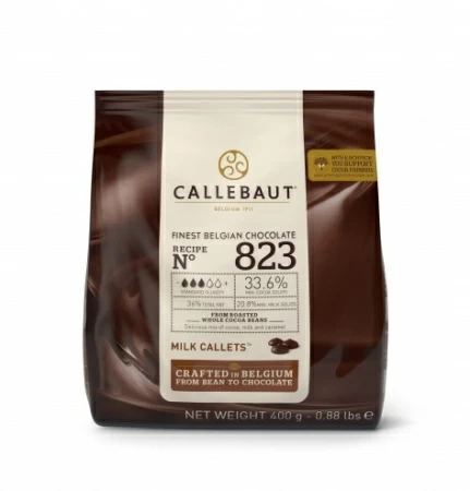 Молочный шоколад Barry Callebaut в галетах 33,6% 0,4 кг