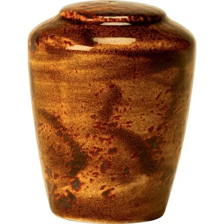 Солонка «Крафт»; фарфор; D=5.7,H=7.4см; терракот