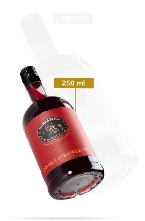 Сироп Herbarista Double Strawberry Клубника и земляника 250 мл