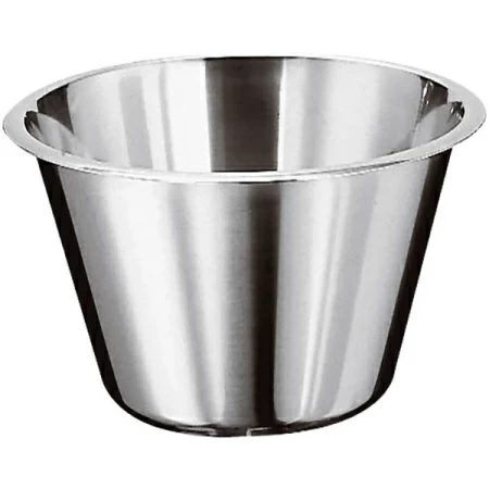 Миска; сталь нерж.; 8л; D=34,H=19см; металлич.