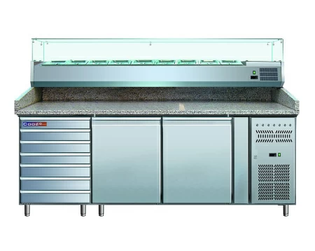 Для пиццы стол для пиццы cooleq pz2610tn-vrx380