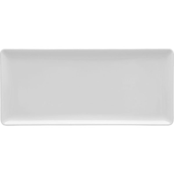 Блюдо прямоуг. «Сан Марино»; фарфор; L=29,B=13см; белый