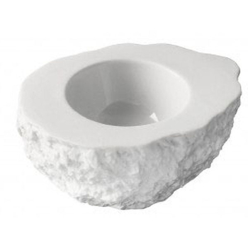 Салатник для компл. «Рока» матовый; фарфор; 35мл; H=6,L=10,B=8см; белый