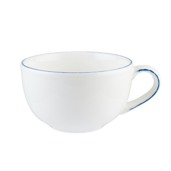 Чашка чайная Bonna Ретро 350 мл синий край (блюдце 70922)