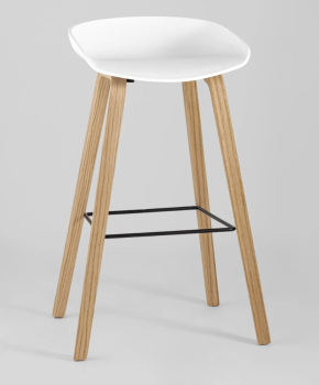 Стул барный LIBRA БЕЛЫЙ