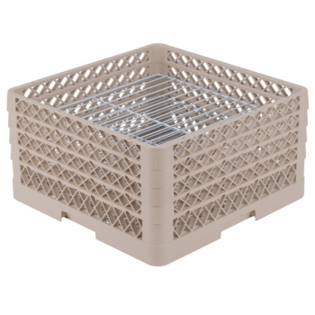 Кассета базовая для тарелок(4 экстенд.); пластик,металл; H=27,L=50,B=50см; бежев.,серый