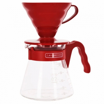 Чайник с воронкой Hario VCSD-02R красный